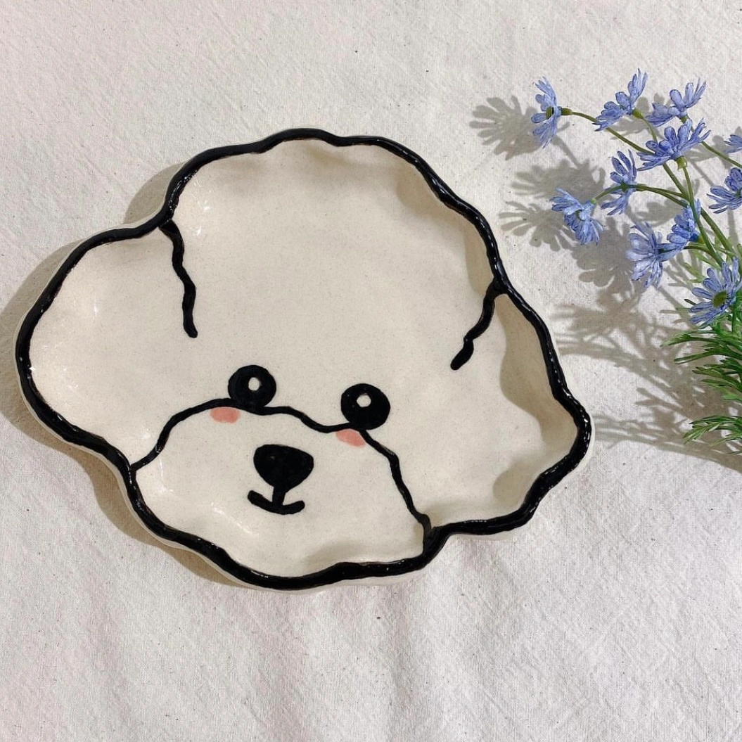 도자기, 캐릭터접시