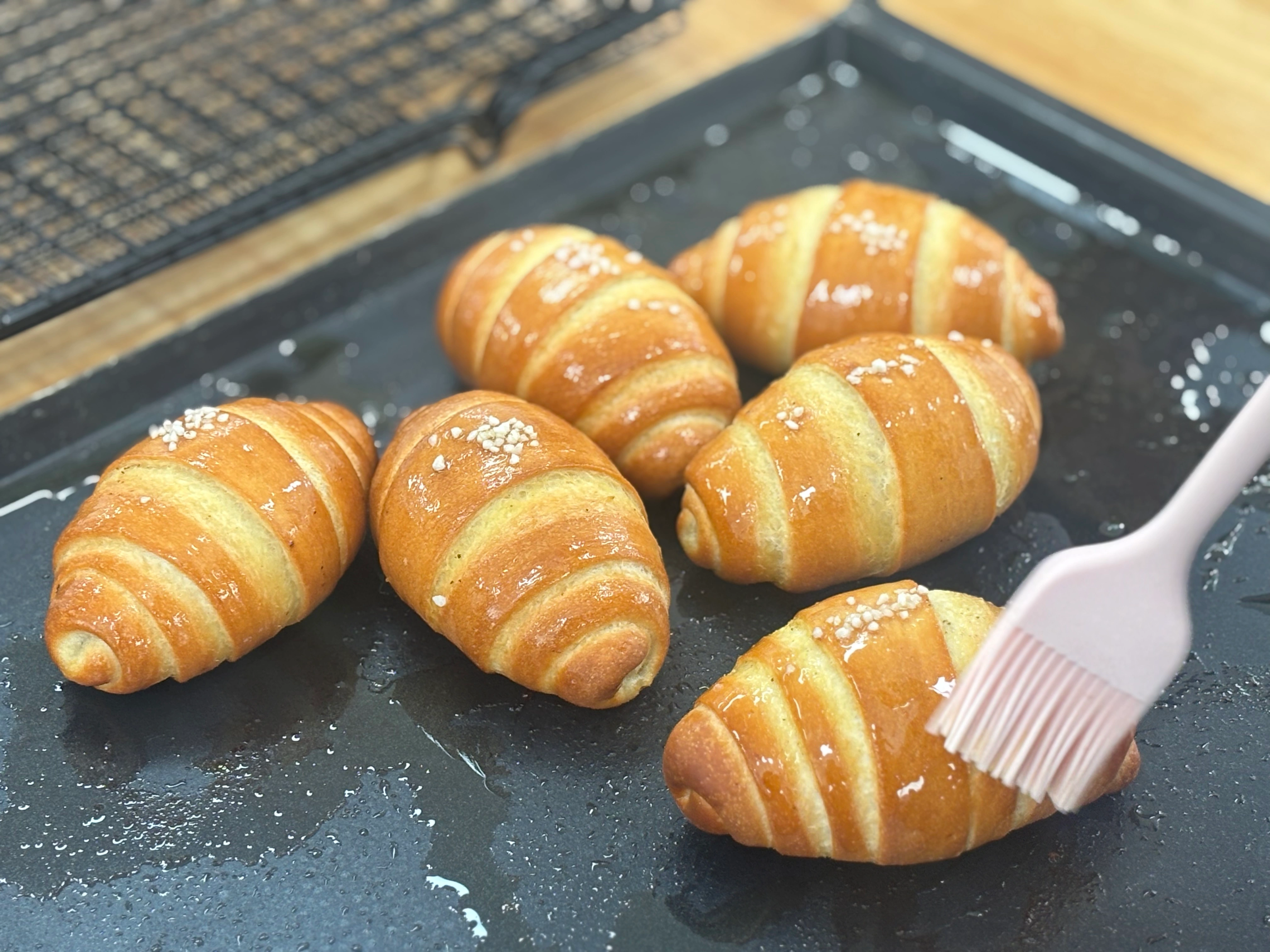 건강한 쌀 소금빵