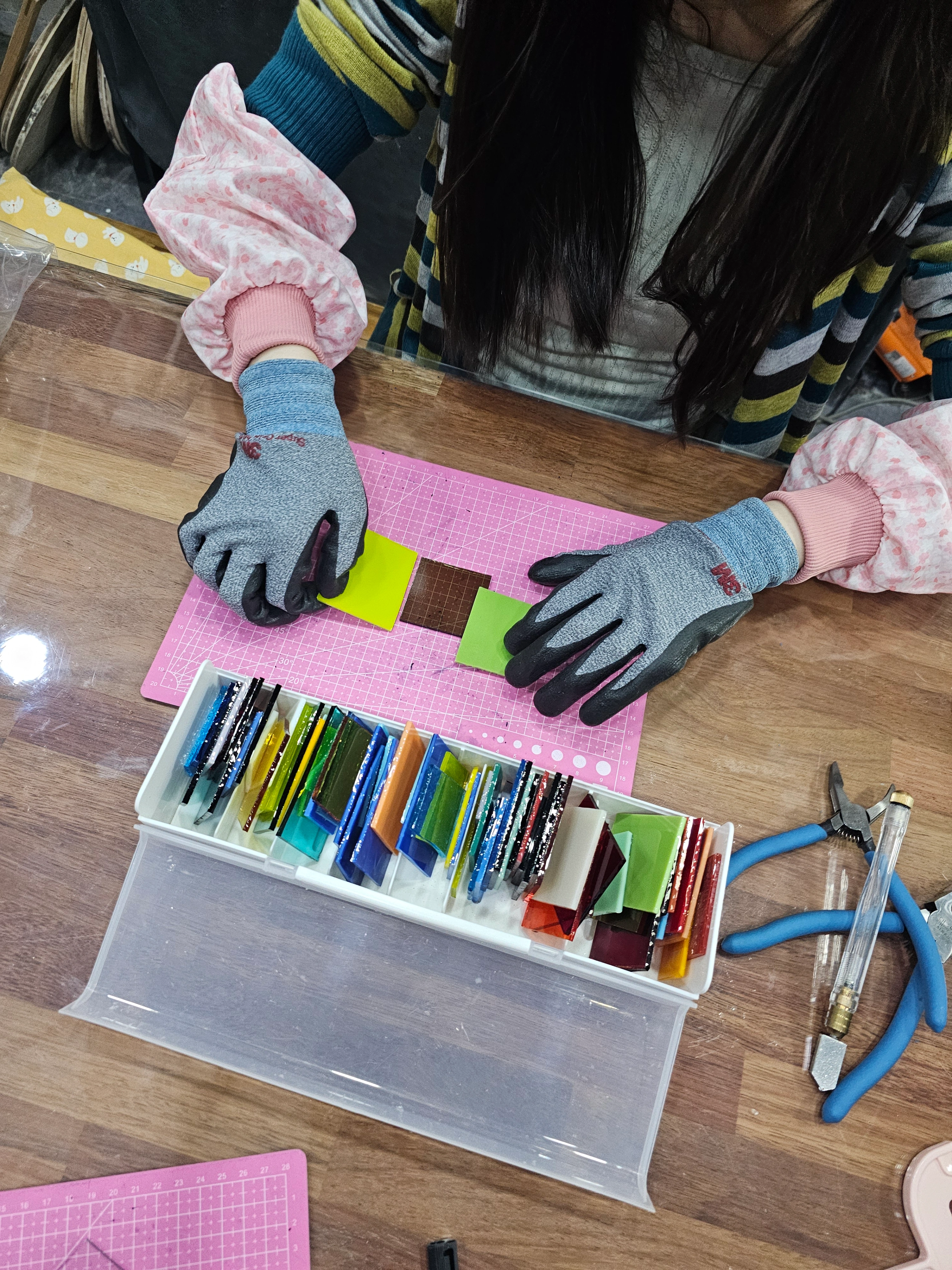 업사이클링 유리수저받침