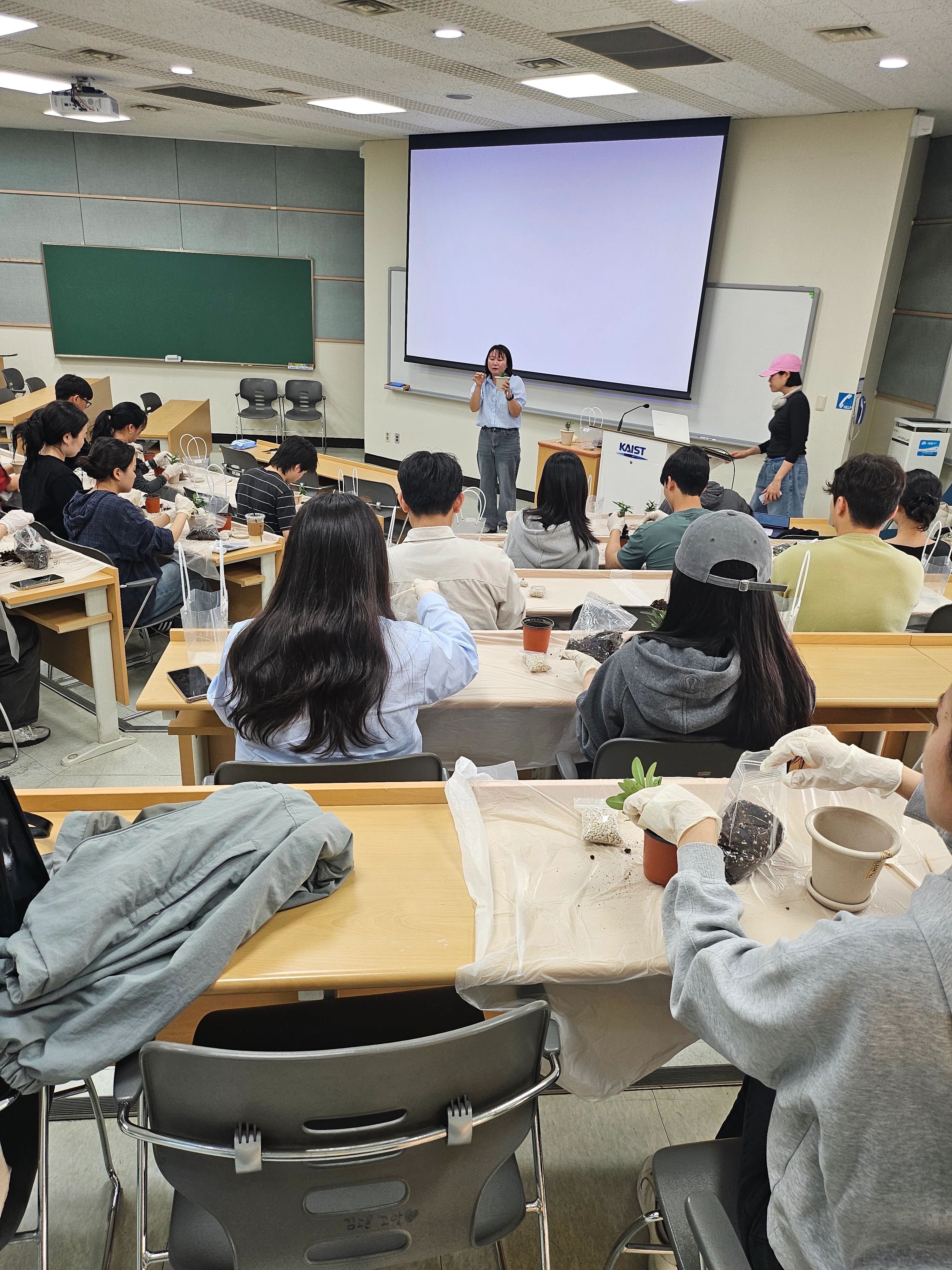책상 위 작은 바다 테라리움