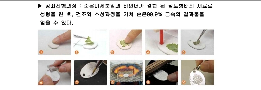 은점토로 만드는 펜던트